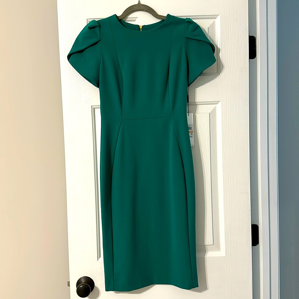 Calvin Klein Tulip Sleeve Sheath Dress, NWT, 2